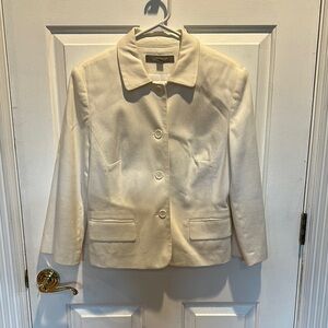 Croft and Barrow white Women's Blazer